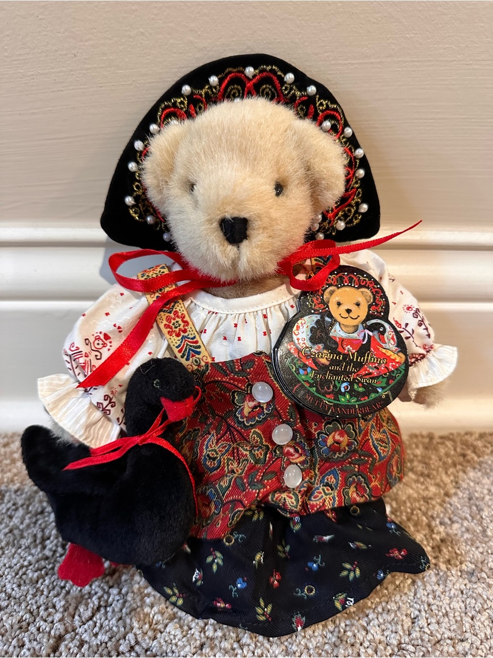 Muffy Vanderbear Czarina Muffina and the Enchanted Swan 8” Plush Bear